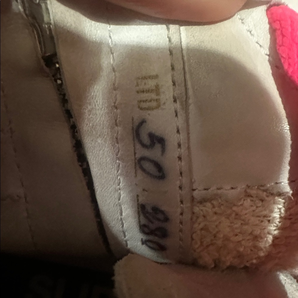 Golden Goose limited SLIDE Gray and Pink High-Top Sneakers 50/280 - Picture 14 of 14